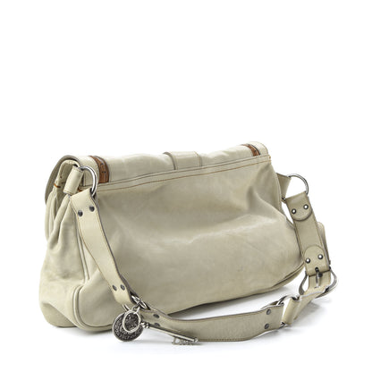 Christian Dior Calfskin Gaucho Double Saddle Bag Ivory 3 of 11