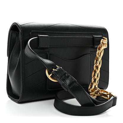 Chanel Calfskin Chevron Stitched Coco Waist Bag Black 3 of 10