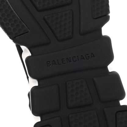 Balenciaga Neoprene Knit Womens Speed Sneakers 37 Black White 6 of 8