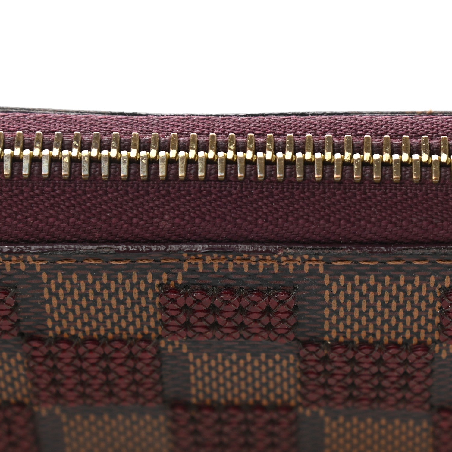 Louis Vuitton Damier Paillettes Zippy Wallet Red 8 of 10
