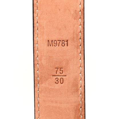 Louis Vuitton Mini Monogram 25mm LV Initiales Belt 75 30 3 of 7