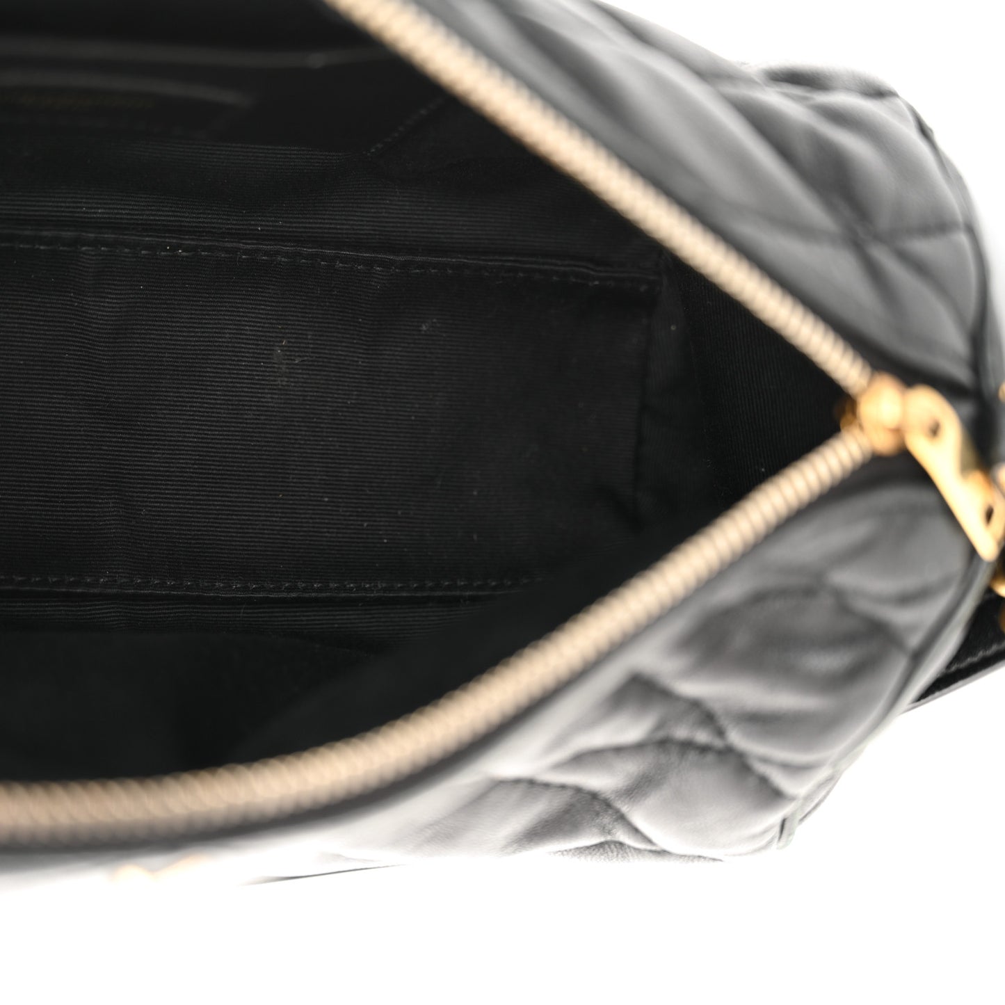 Lambskin Monogram Small Sade Tube Bag Black