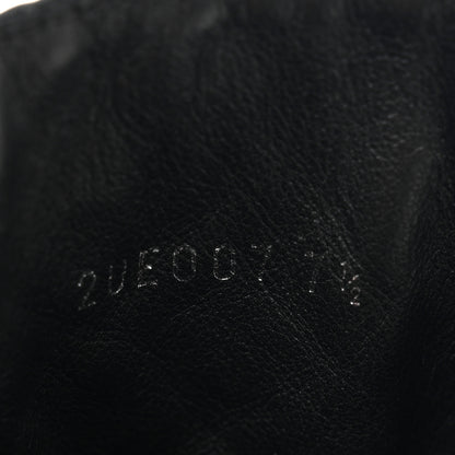 Prada Spazzolato Rois Re-Nylon Metal Triangle Logo Mens Monolith Pouch Pocket 60mm Combat Boots 7.5 Black 8 of 9