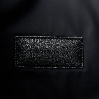 Saint Laurent Classic Cotton Canvas Monogram Pouch Black 6 of 9
