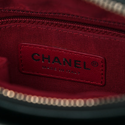 Chanel Aged Calfskin Quilted Small Gabrielle Hobo Dark Green 10 of 22