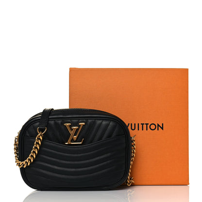 Louis Vuitton Calfskin New Wave Camera Bag NV Black 12 of 12