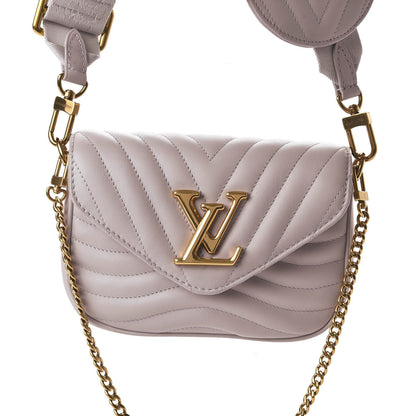 Louis Vuitton Calfskin New Wave Multi Pochette Brume 8 of 8