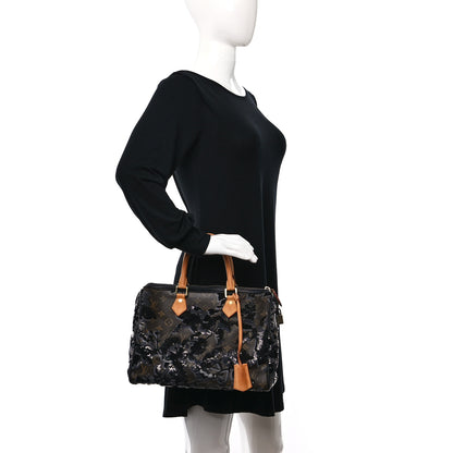 Louis Vuitton Monogram Fleur De Jais Sequins Speedy 30 2 of 14