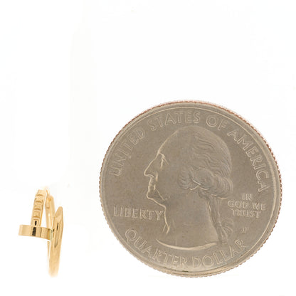 Cartier 18K Yellow Gold Juste Un Clou Single Hoop Earring 5 of 5