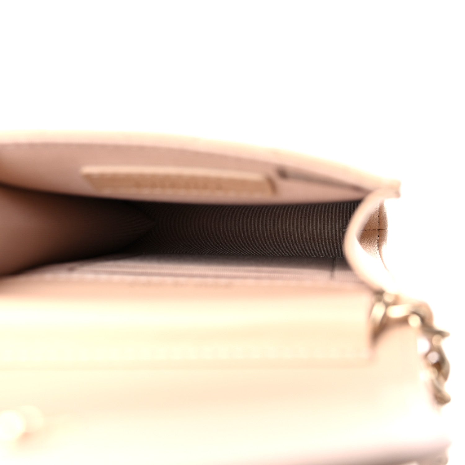 Chanel Lambskin Quilted CC Phone Holder Light Beige 5 of 12