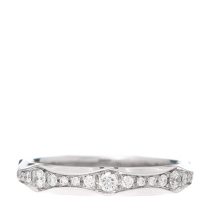 Bulgari Platinum Diamond Infinito Band Ring 52 6 1 of 5