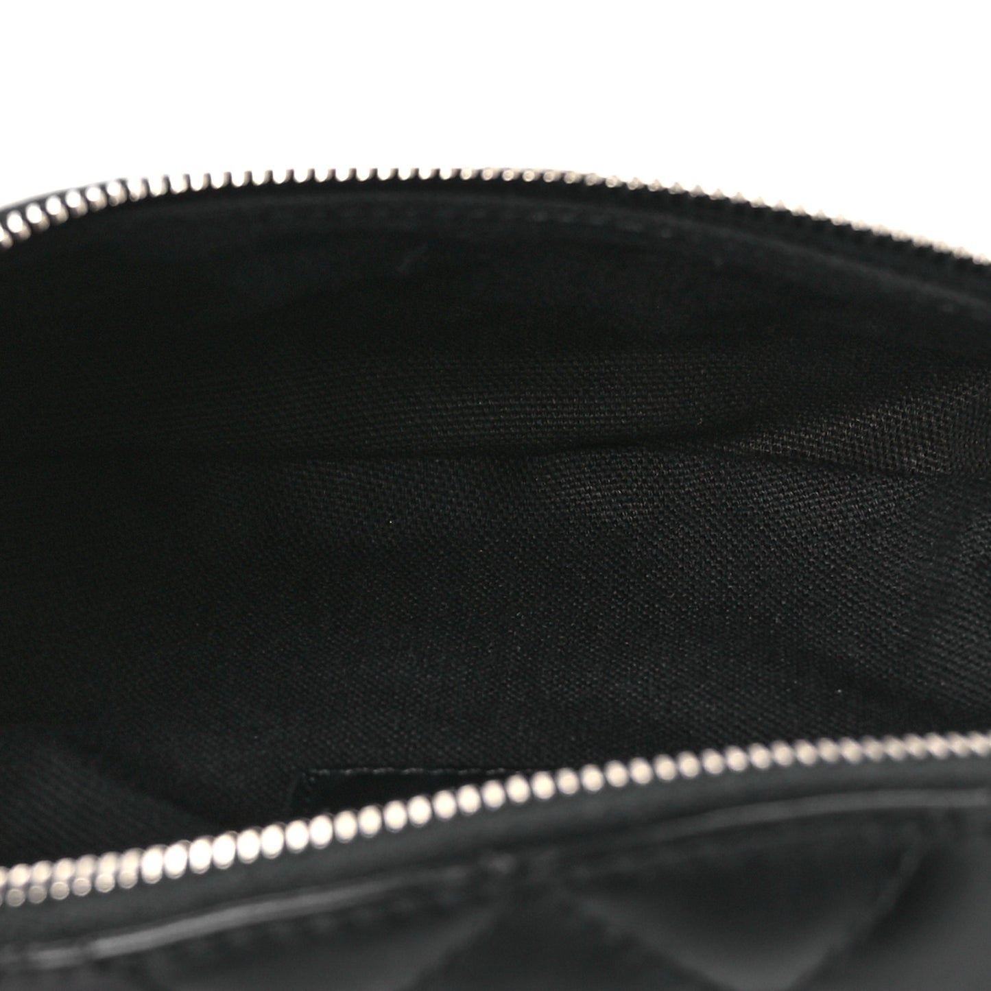 Calfskin Quilted Uniform Waist Belt Bag Black