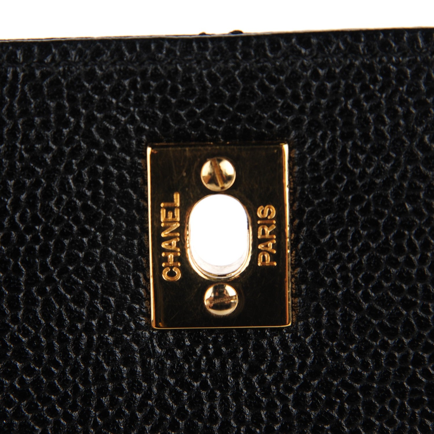 Chanel Caviar Quilted Jumbo Kelly Flap Black 7 of 9