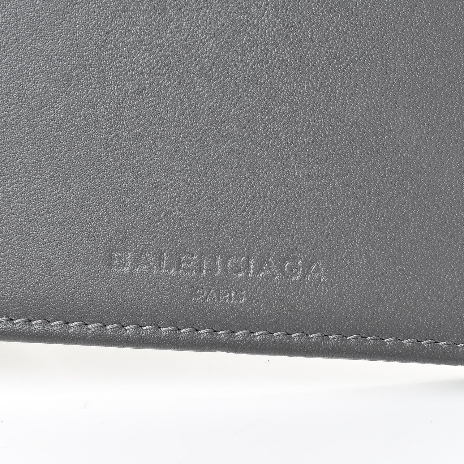 Balenciaga Agneau Arena Nappa Glover Flap Card Case Gris Fumee 6 of 10