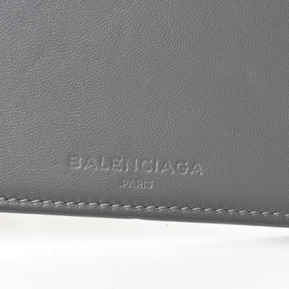 Balenciaga Agneau Arena Nappa Glover Flap Card Case Gris Fumee 6 of 10