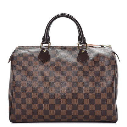 Louis Vuitton Damier Ebene Speedy 30 1 of 15