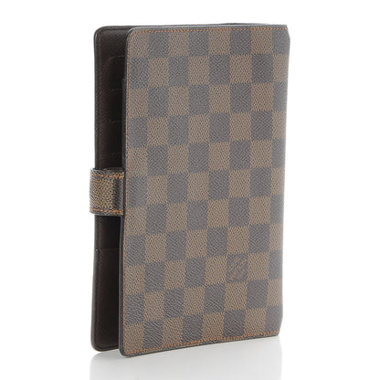 Louis Vuitton Damier Ebene Medium Ring Agenda Cover 3 of 7