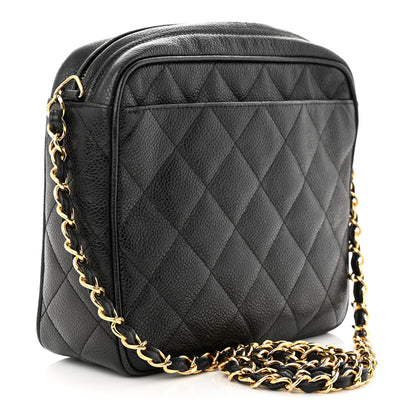 Chanel Caviar Quilted Flap Camera Case Black 3 of 13