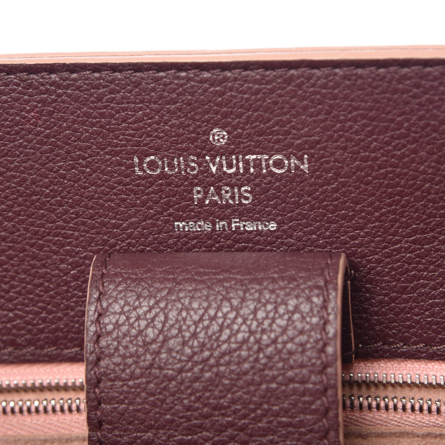 Louis Vuitton Calfskin Lockme Bucket Prune 6 of 12