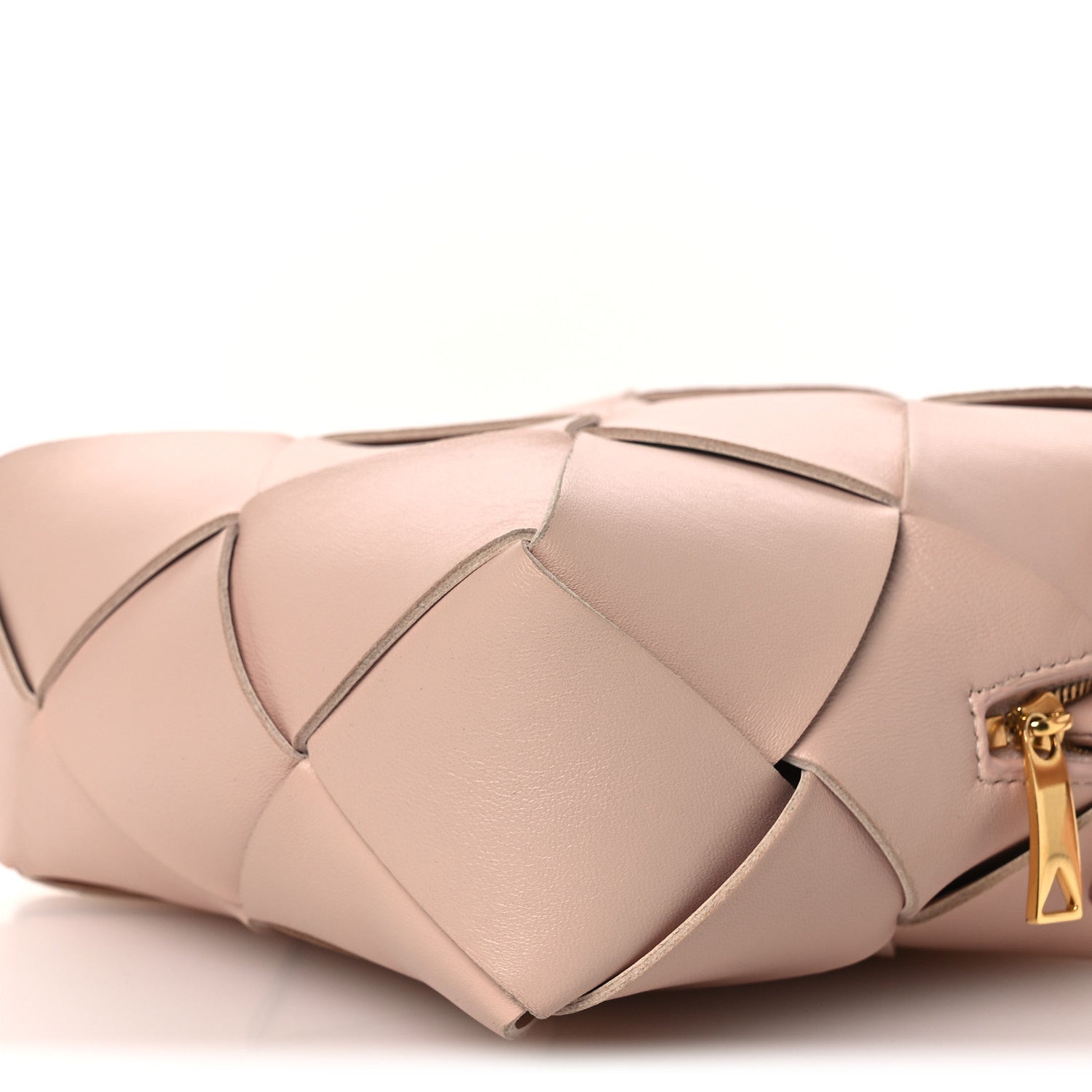 Bottega Veneta Lambskin Maxi Intrecciato Mini Cassette Camera Bag