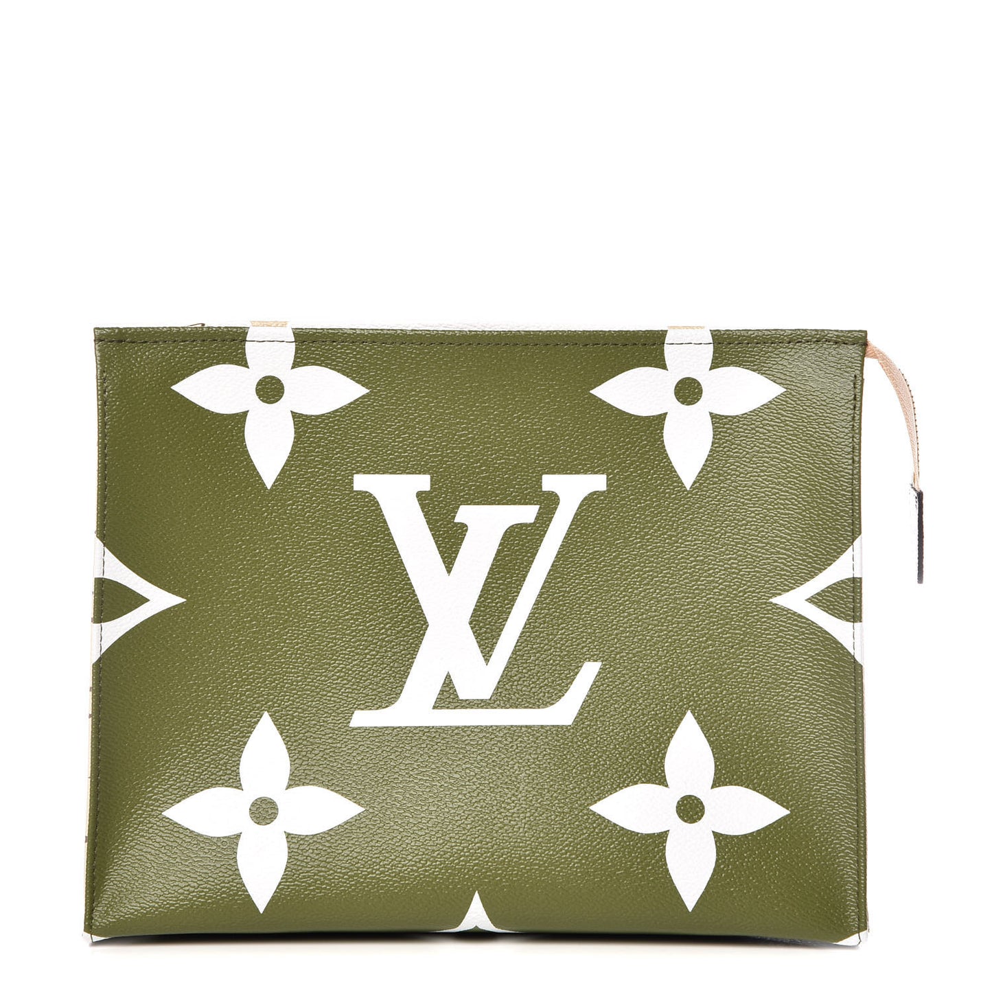 Monogram Giant Toiletry Pouch 26 Kaki