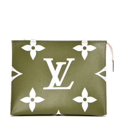 Louis Vuitton Monogram Giant Toiletry Pouch 26 Kaki 1 of 9