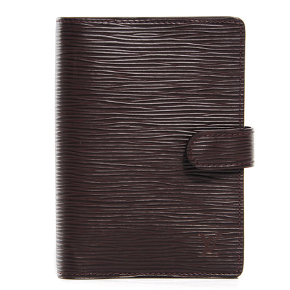 Louis Vuitton Epi Small Ring Agenda Cover Moka 1 of 7