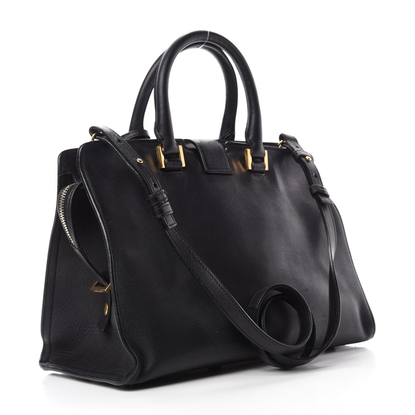 Smooth Calfskin Small Monogram Cabas Black