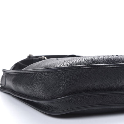 Hermes Taurillon Clemence Evelyne III PM Black 7 of 10