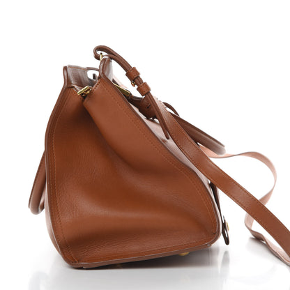 Saint Laurent Calfskin Small Classic Y Cabas Cognac 14 of 20