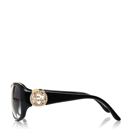Gucci Acetate Crystal GG Sunglasses GG3578/S Black 3 of 4