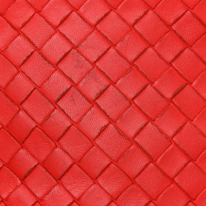 Bottega Veneta Nappa Intrecciato Small Chain Crossbody Red 10 of 10