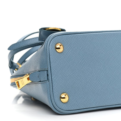 Prada Saffiano Lux Small Promenade Tote Aviazione 8 of 11