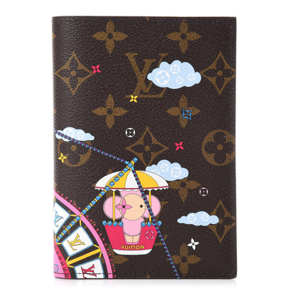 Louis Vuitton Monogram 2020 Christmas Animation Big Wheel Passport Cover Rose Ballerine 1 of 8