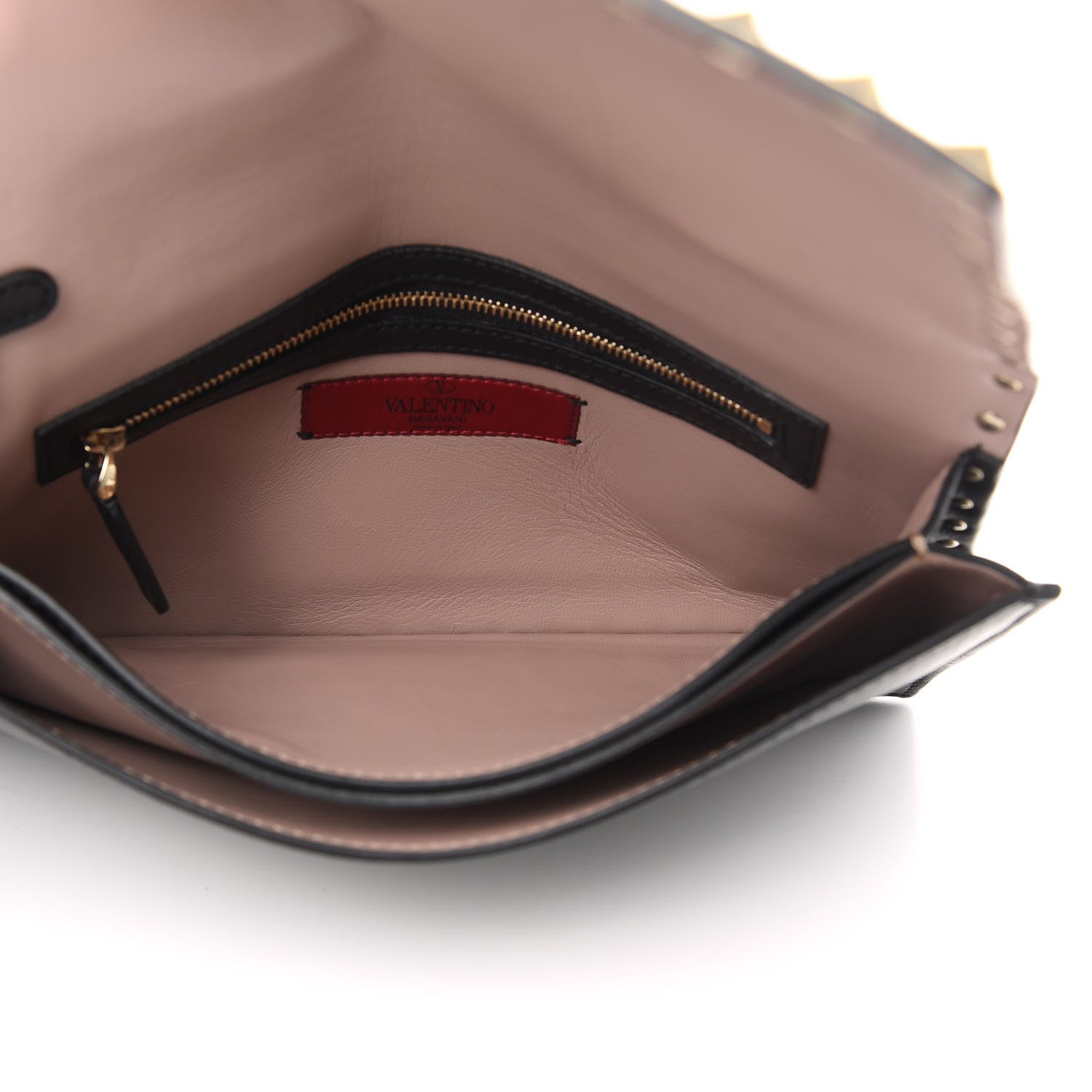 Valentino Garavani Nappa Rockstud Wristlet Clutch Black 5 of 11