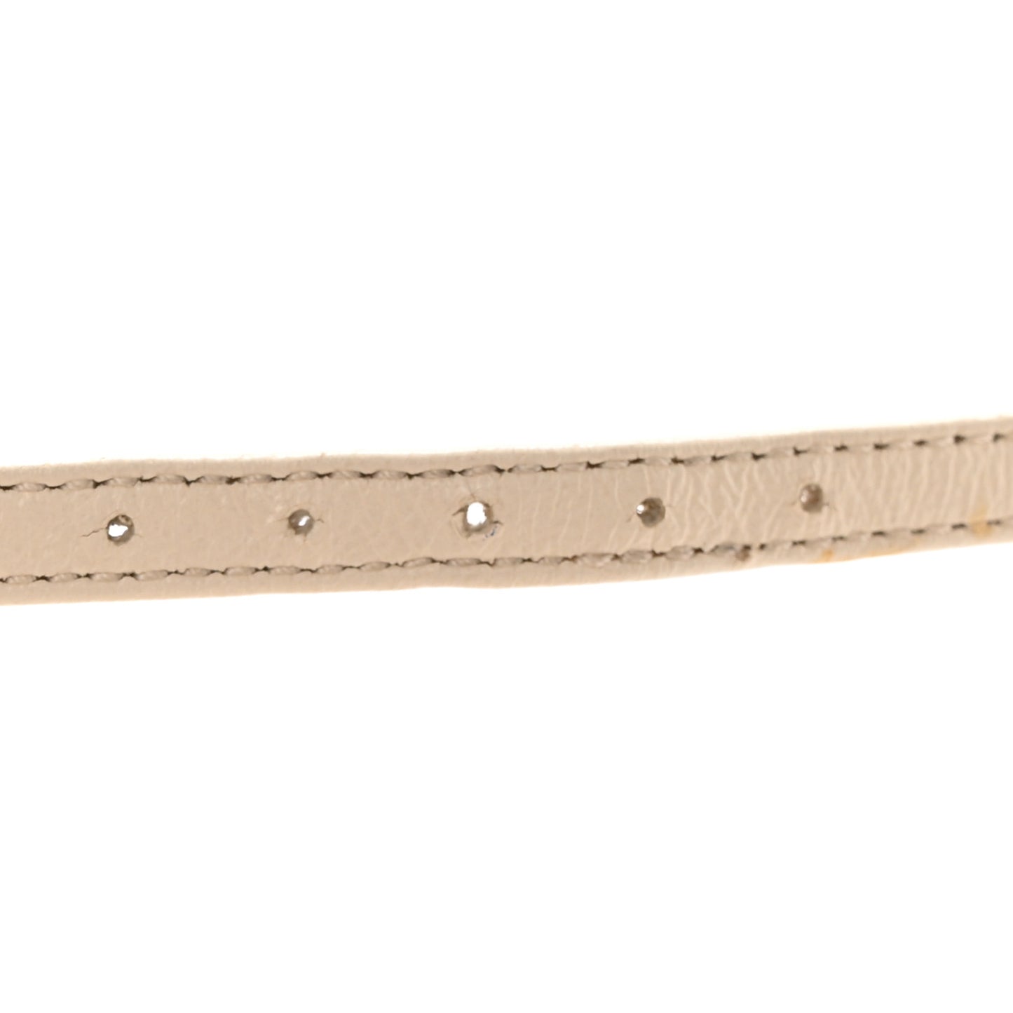 Lambskin Stretch Chain Strap 90mm Sandals 37.5 Sea Salt