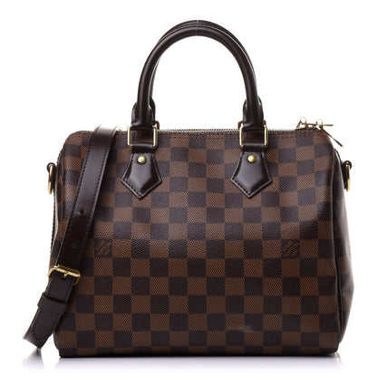 Louis Vuitton Damier Ebene Speedy Bandouliere 25 1 of 19