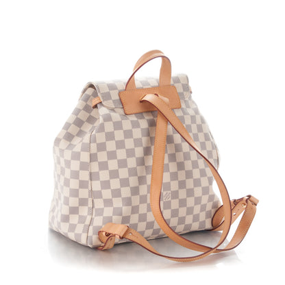 Louis Vuitton Damier Azur Sperone Backpack 3 of 6