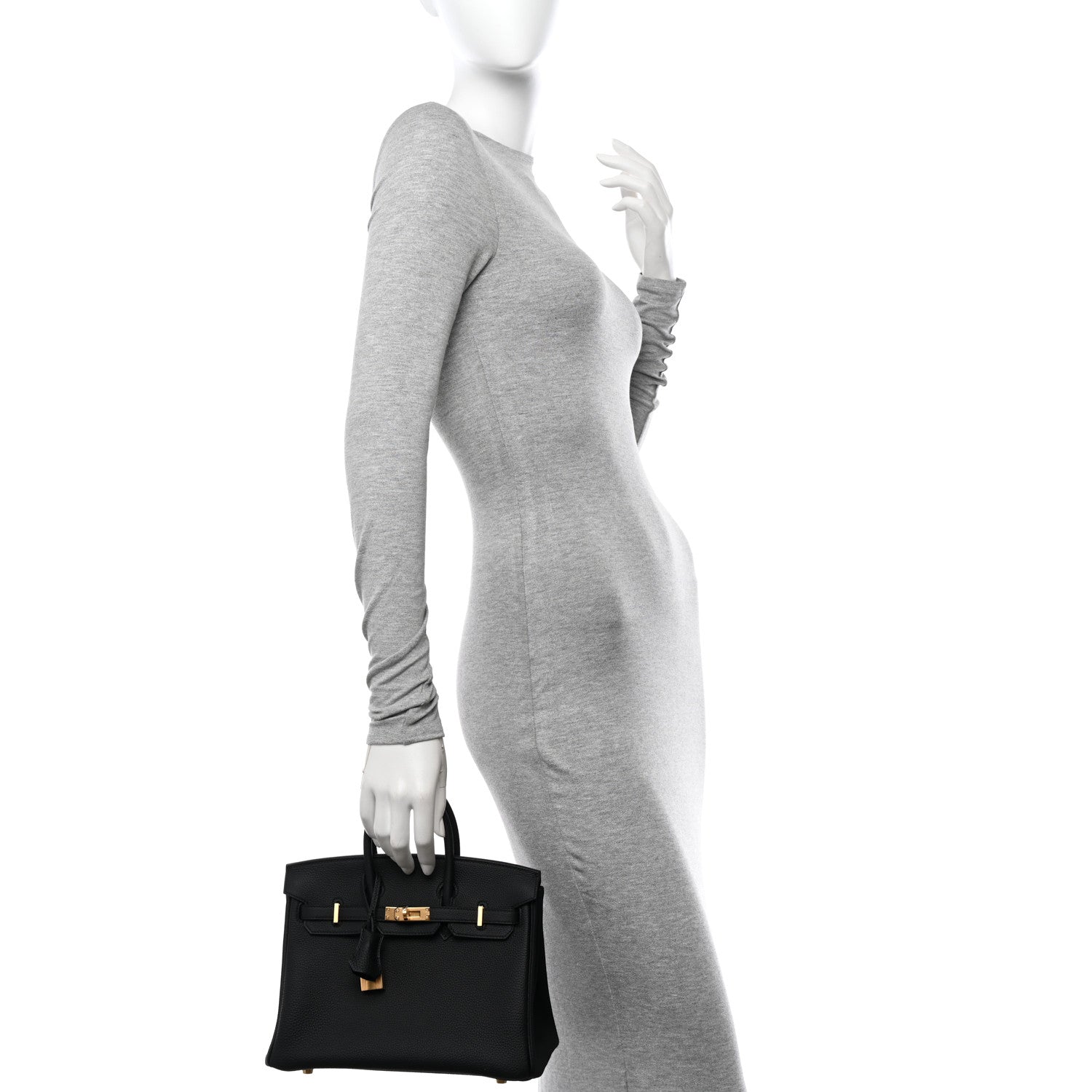 Hermes Togo Birkin 25 Black 2 of 11