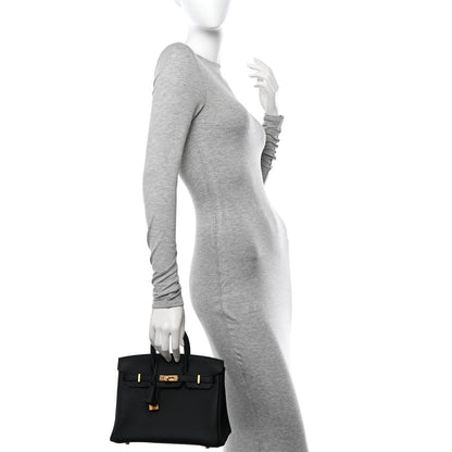 Hermes Togo Birkin 25 Black 2 of 11