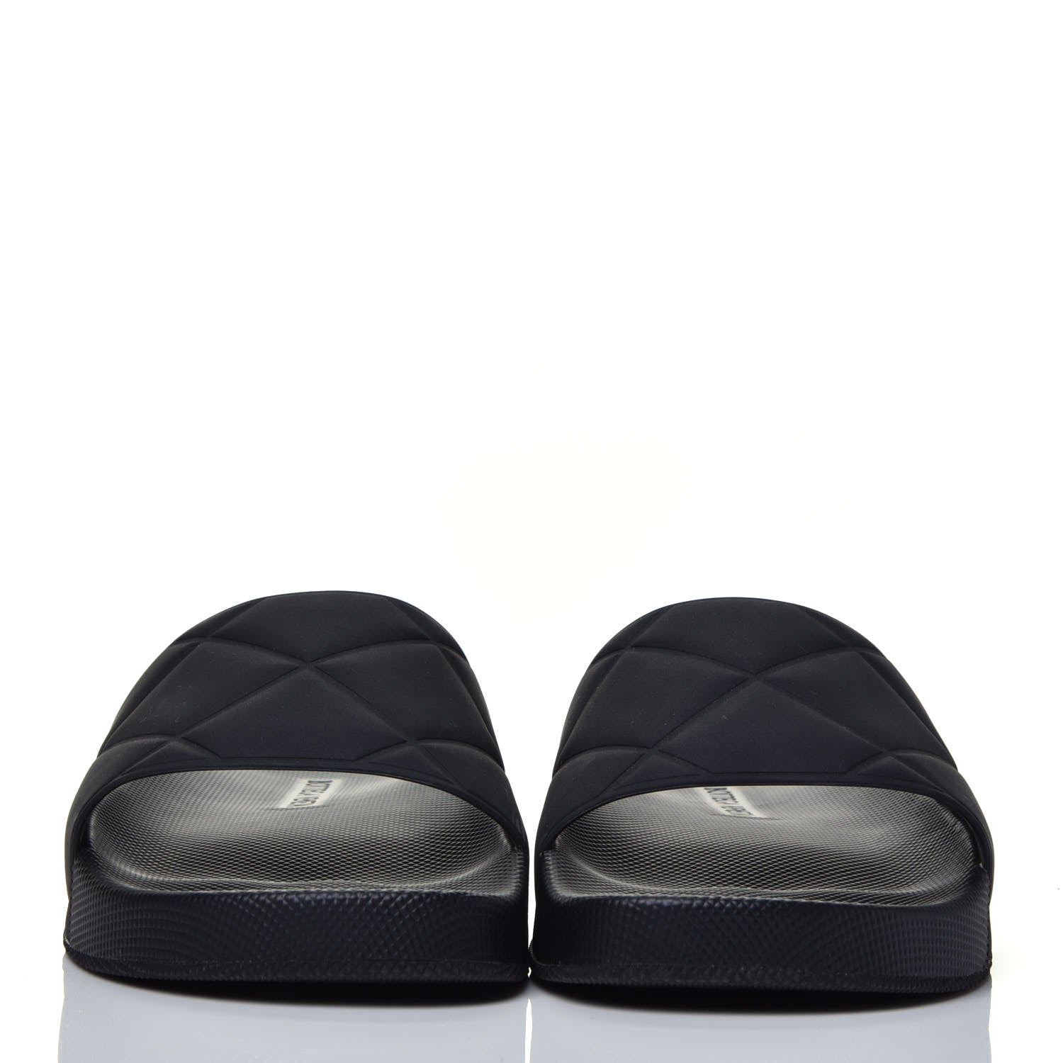 Bottega Veneta Rubber The Slider Sandals 38 Black 2 of 7
