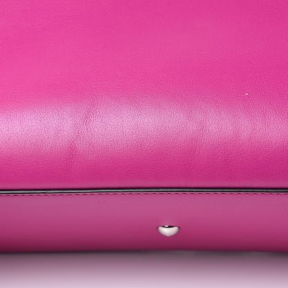 Fendi Vitello Dolce Shiny Nappa Petite 3Jours Tote Magenta Carbone 13 of 18