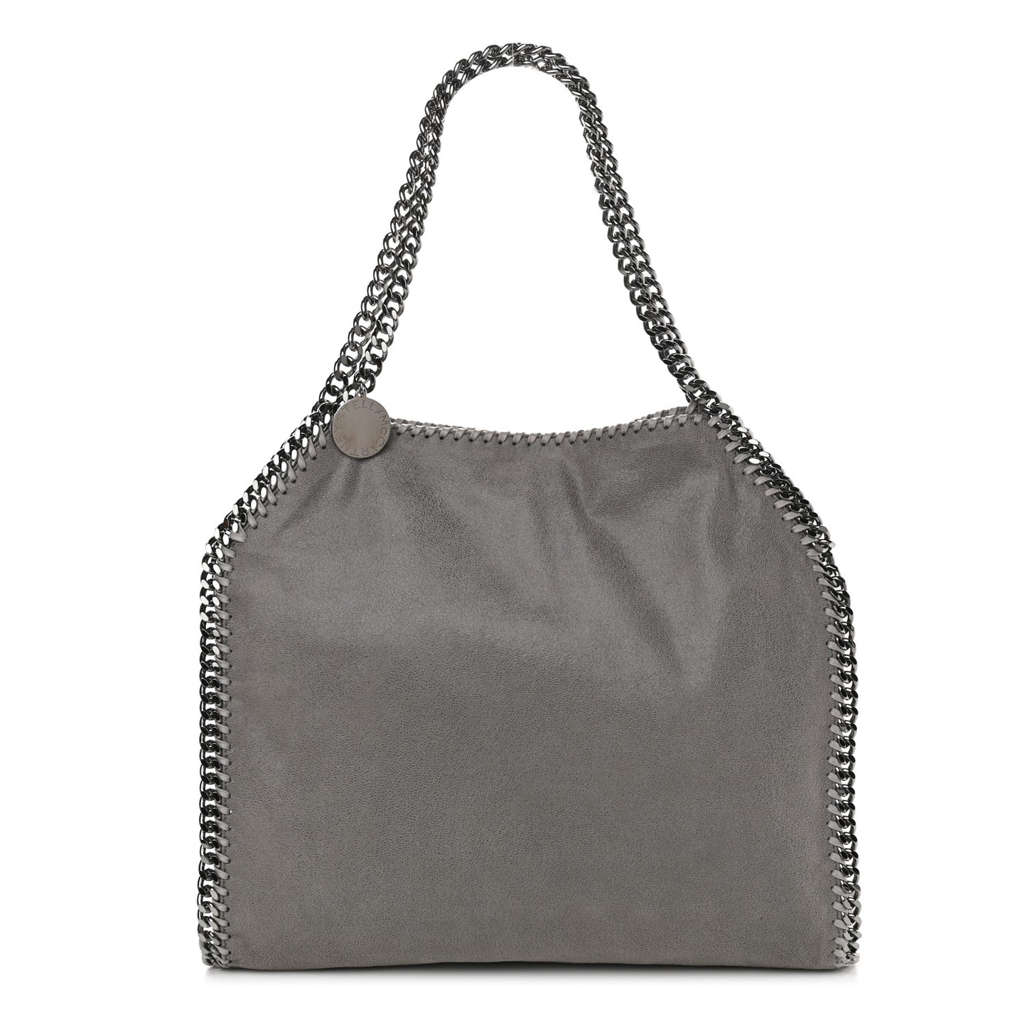 Shaggy Deer Small Falabella Tote Light Grey