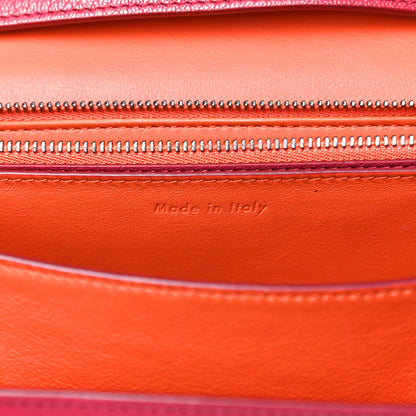 Celine Goatskin Medium Classic Box Flap Bag Dark Pink 6 of 17