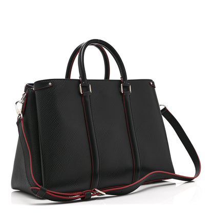Louis Vuitton Epi Soufflot MM NM Black 3 of 10