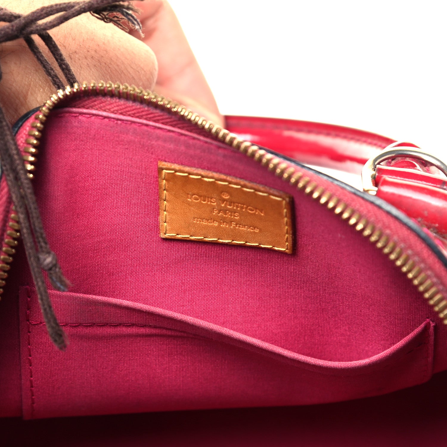 Louis Vuitton Vernis Alma BB Rose Indien 7 of 9