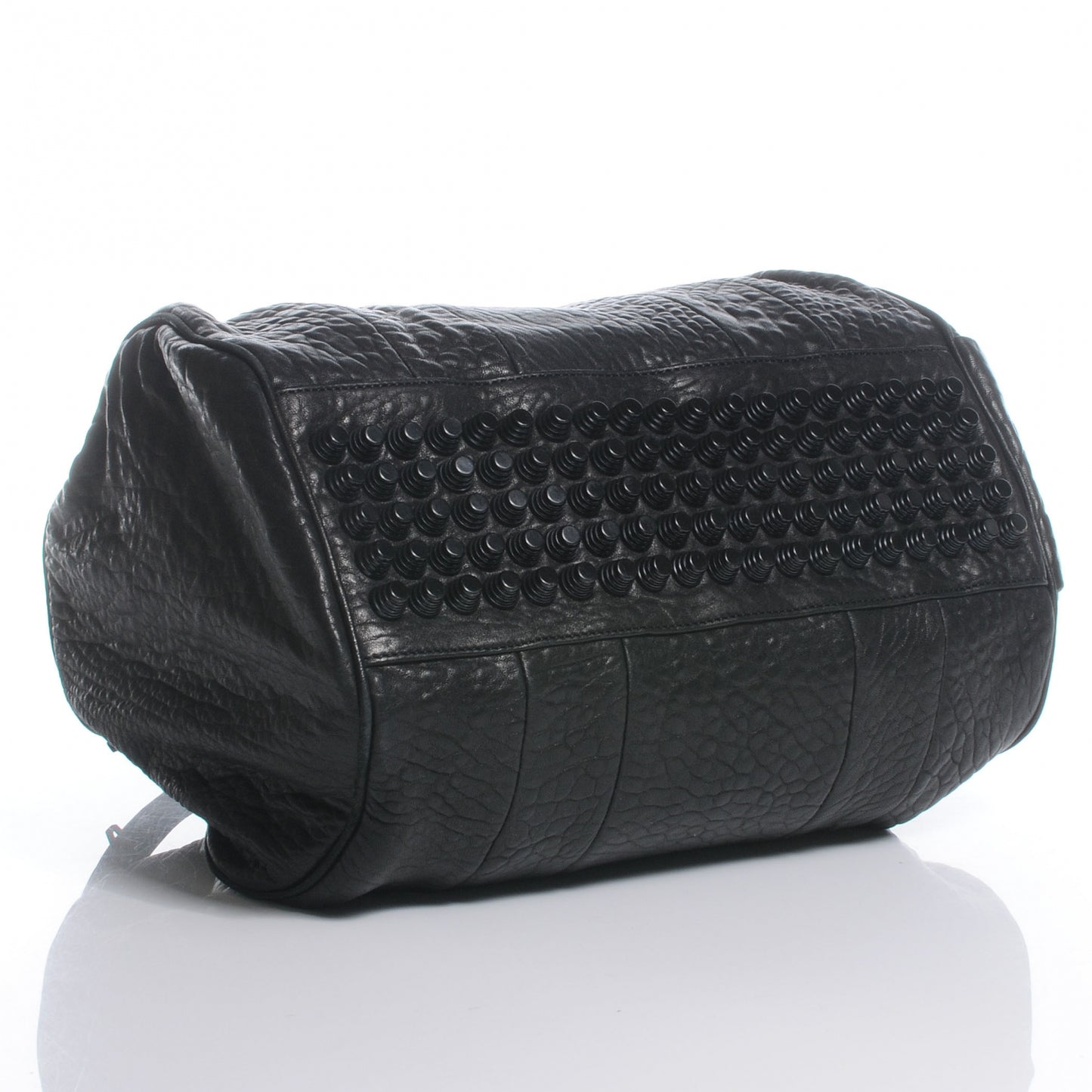 Leather Rocco Black W Black Hardware