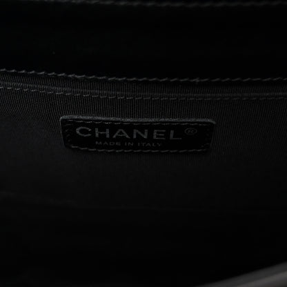 Chanel Calfskin Enchained Medium Boy Flap Black 6 of 10