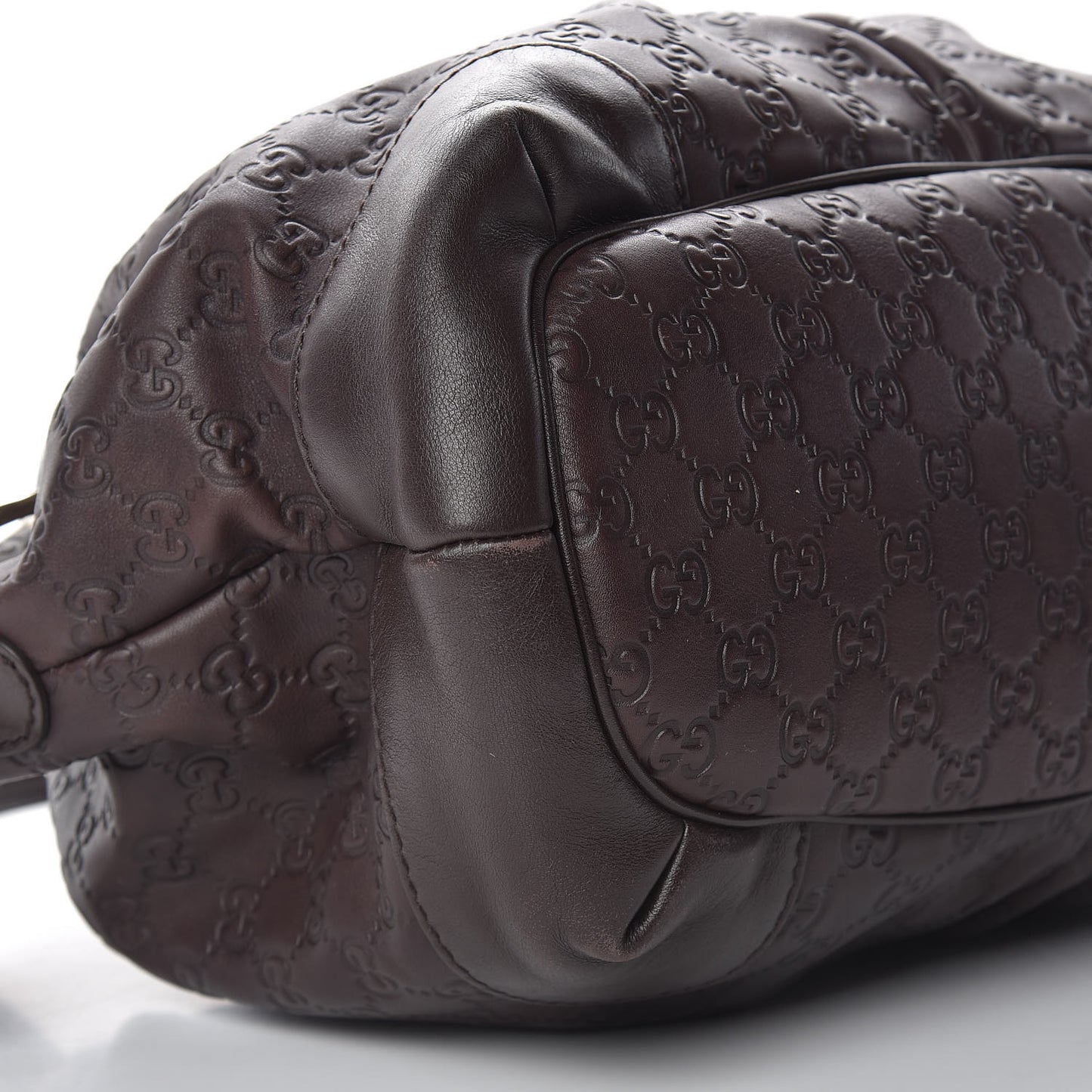 Guccissima Large Sukey Top Handle Bag Chocolate