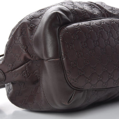 Gucci Guccissima Large Sukey Top Handle Bag Chocolate 9 of 11